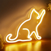 LED Cat Neon Sign for Room Decor, CAT Neon Signs for Wall Decor for Man Cave Bar Restaurant Christmas Birthday Party Gift Led Art Wall Decorative