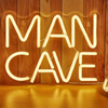 Man Cave Neon Sign for Man Cave, Garage Decor LED Neon Light Tools with Man Cave Lettering Man Cave Accessories USB Powered LED Sign Man Cave Sign for Man Cave Bar Club