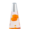 Lava Lamp with Orange Wax in Clear Liquid 14 Inches Volcano Lamp for Adults Home Room Office Decoration Magma Lamps Great Gift for Kids as Motion Night Light