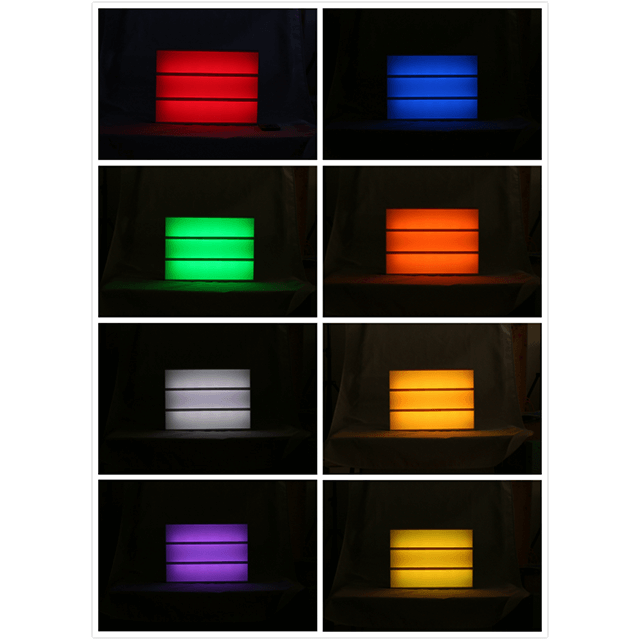 Colour Changing Lightbox Photos