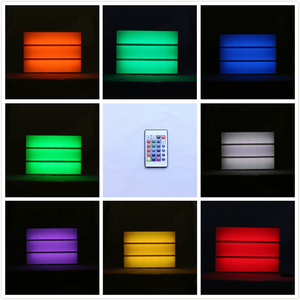 Colour Changing Lightbox Photos