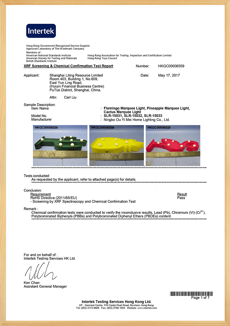 Marquee Light Test Report-3